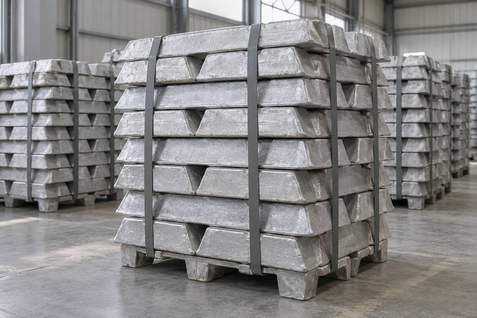 Illustrative aluminium product photograph